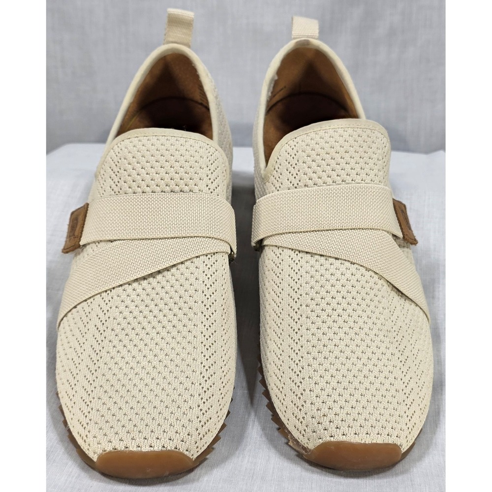 Born Womens Knit Slip On Sneakers Beige Tan‎ Elastic Strap Loafers BR0043278 10M - Picture 11 of 14